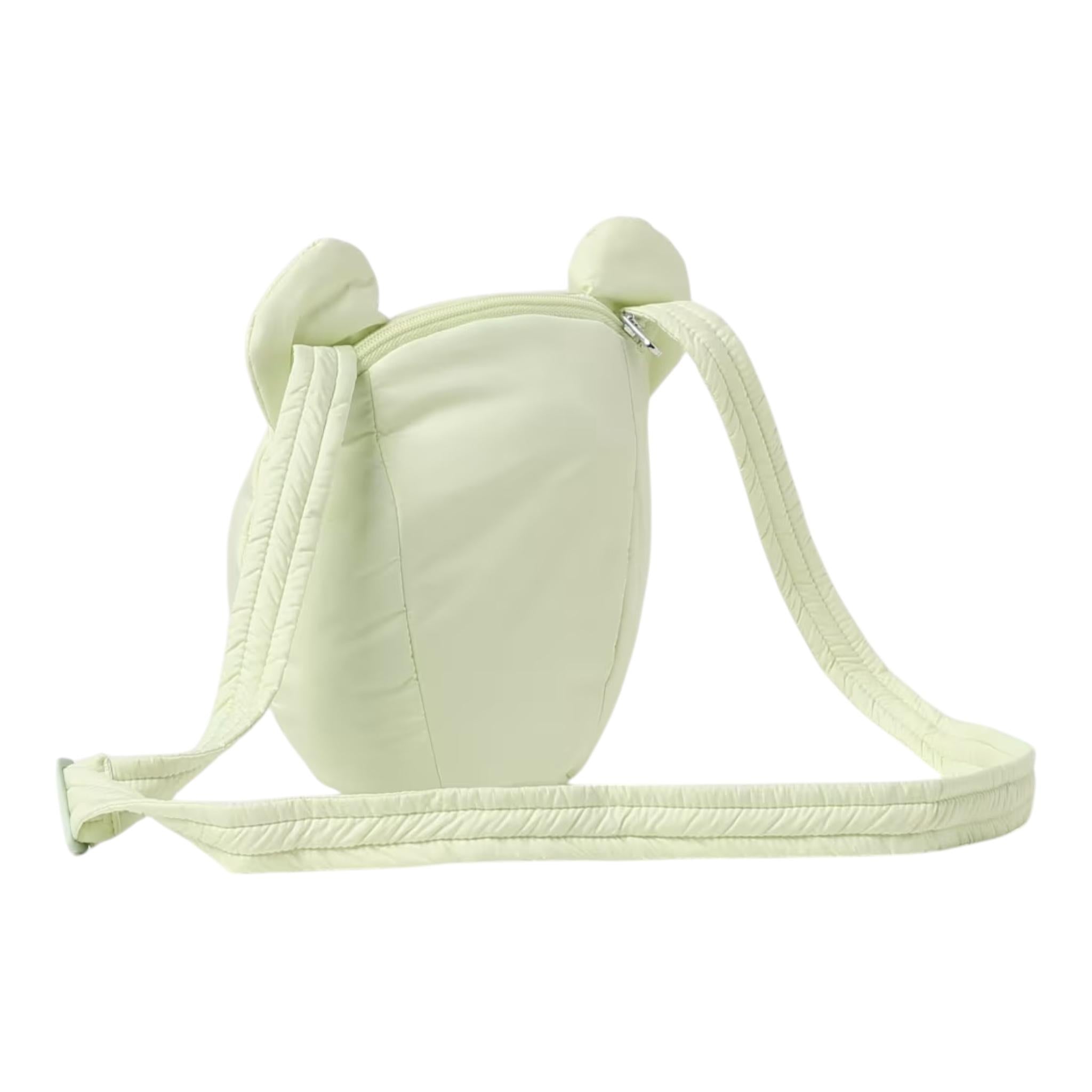 IL GUFO borsa tinta unita modello orsacchiotto con tracolla Verde per Bambina A24O087N0106 VERDE IL GUFO