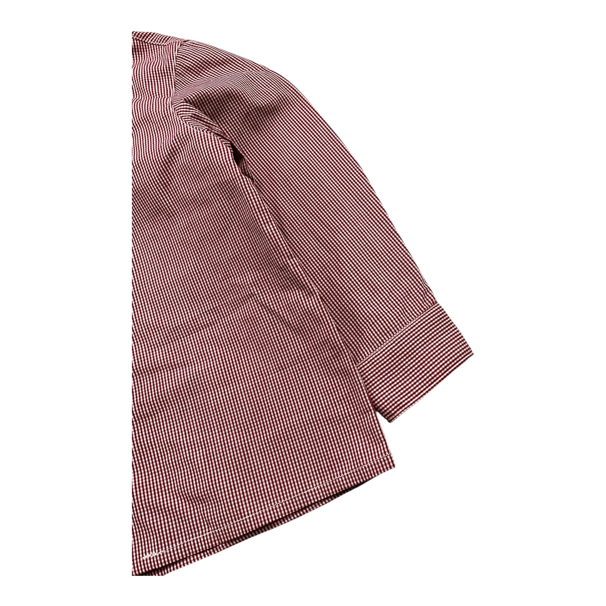 LITTLE BEAR camicia tinta unita con microfantasia Rosso per Neonato 5253 ROSSO LITTLE BEAR