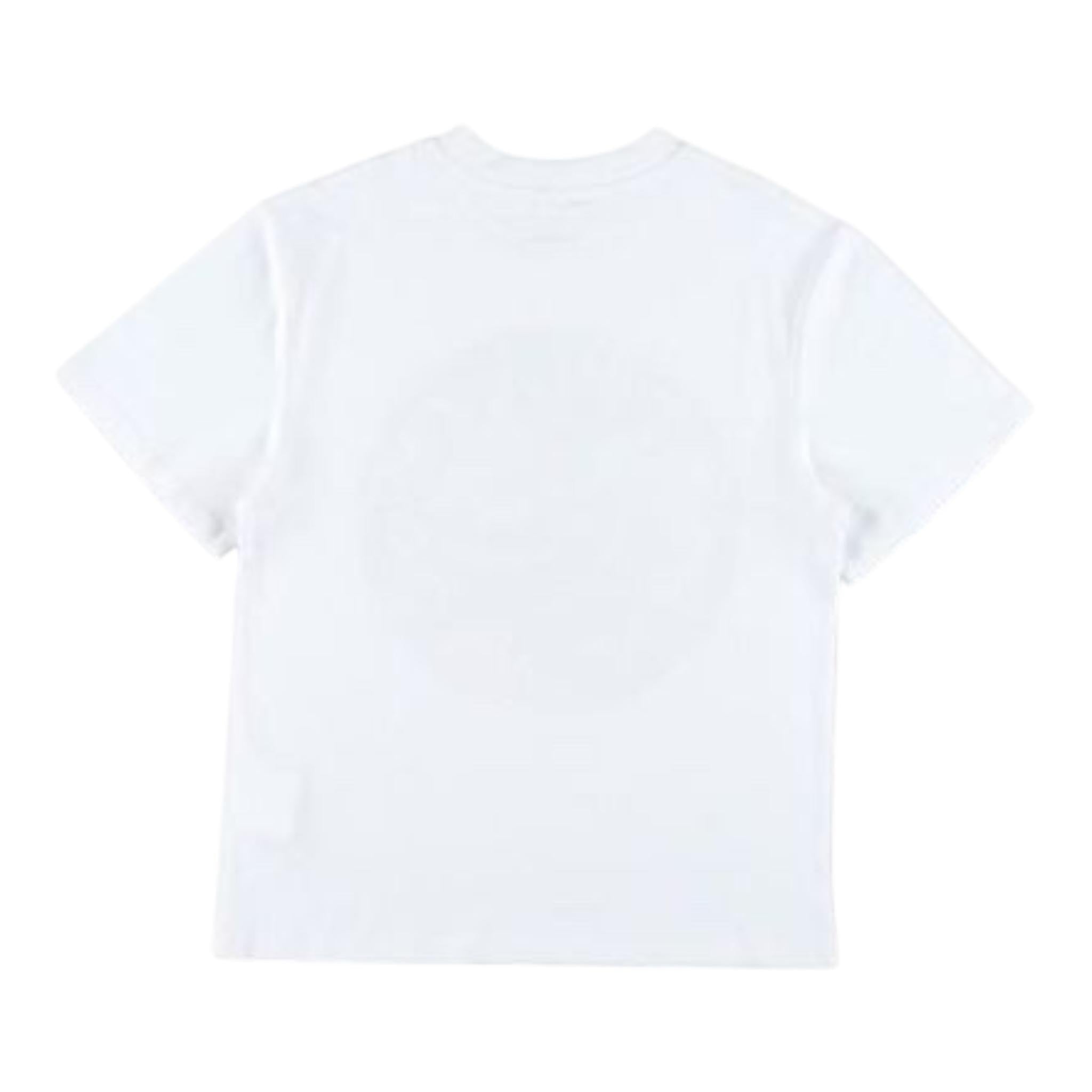 STELLA McCARTNEY t-shirt girocollo tinta unita con stampa Bianco per Bambino TV8S21 BIANCO STELLA McCARTNEY