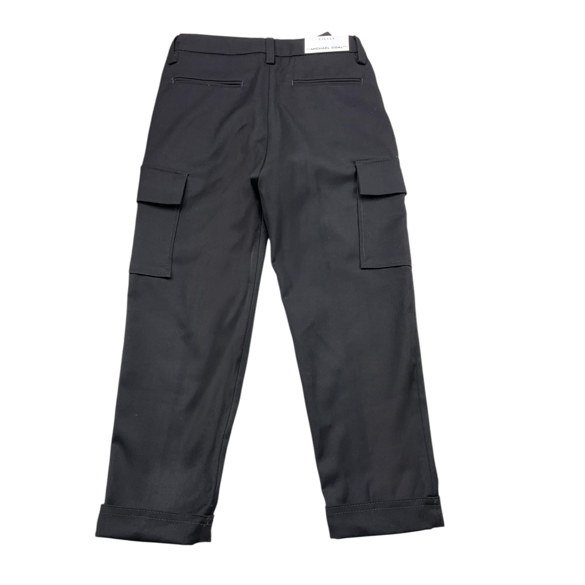 MICHAEL COAL pantalone tuta tinta unita con elastico in vita Nero per Bambino THOMAS NERO MICHAEL COAL