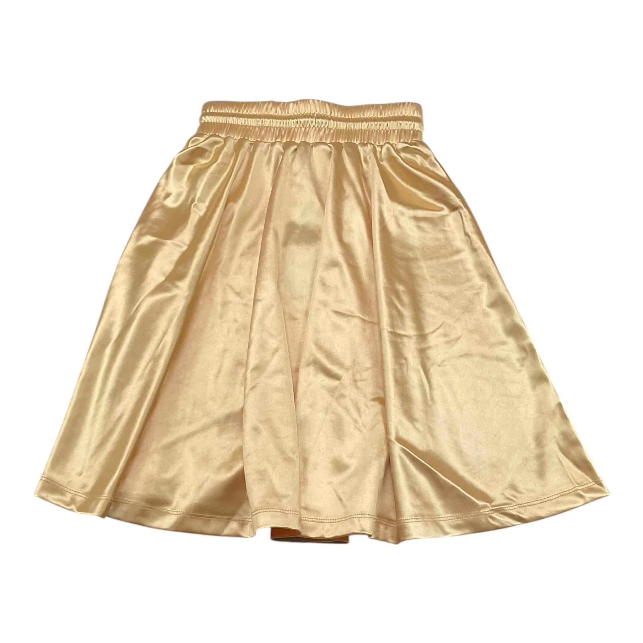 DKNY gonna tinta unita con elastico in vita Giallo per Bambina D60216 GIALLO DKNY