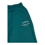 ICEBERG pantalone tuta tinta unita con stampa Verde per Bambino PFICE5316JXXX VERDE ICEBERG