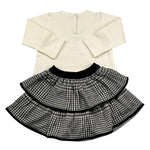 LIU JO completo 2 pezzi felpa-gonna Panna per Neonata HF4076 PANNA LIU JO