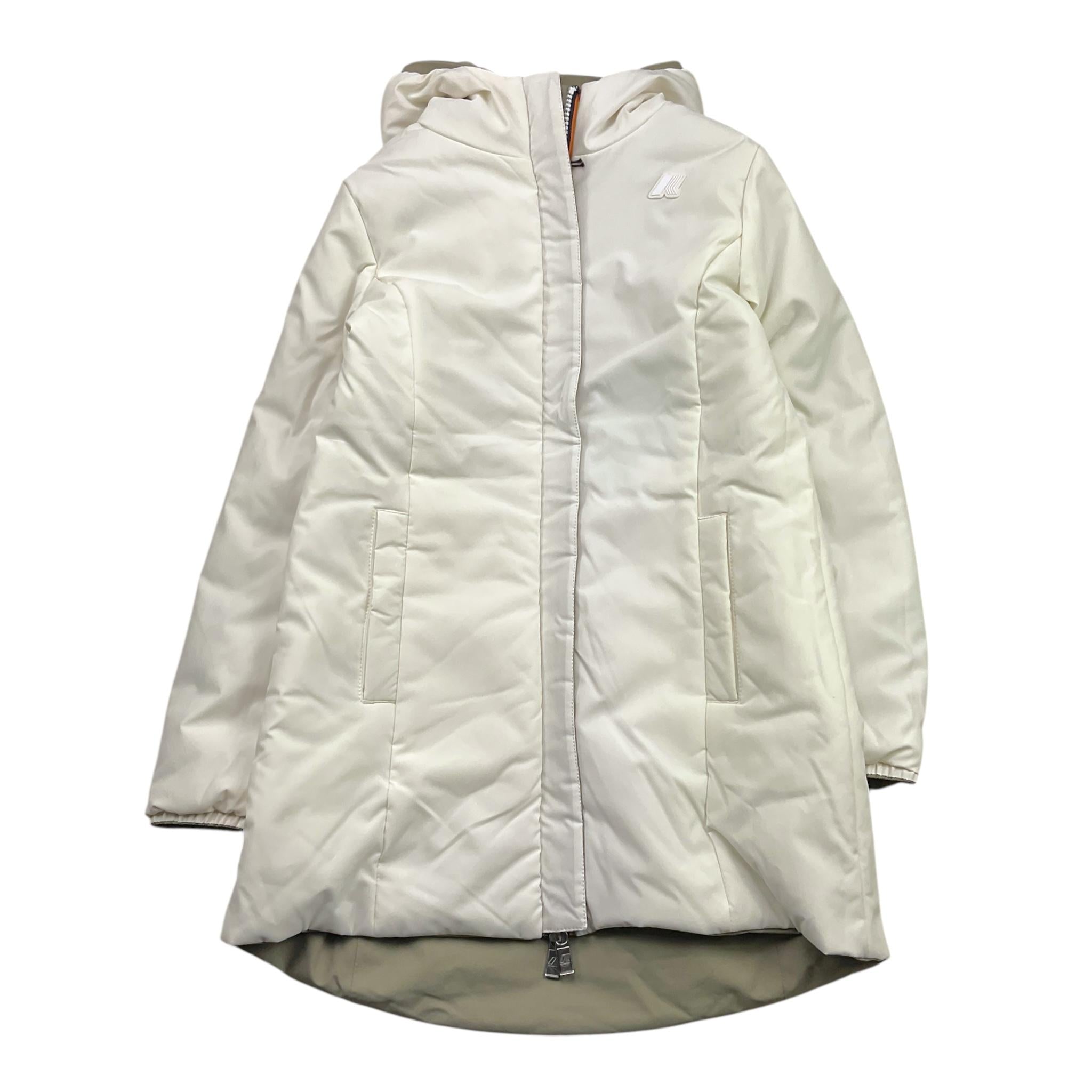 K-WAY giubbino tinta unita con zip reversibile bicolore Bianco/verde per Bambino K11517W BIANCO/VERDE K-WAY