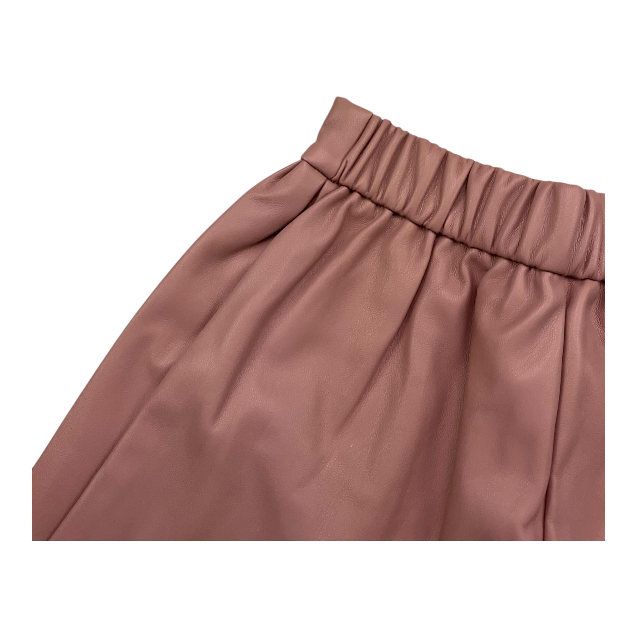 MAYORAL gonna tinta unita in ecopelle Rosa per Bambina 4907 ROSA MAYORAL