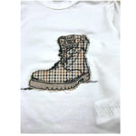 M+E' shirt girocollo tinta unita con stampa in contrasto Bianco per Neonato UEM0439 BIANCO M+E'