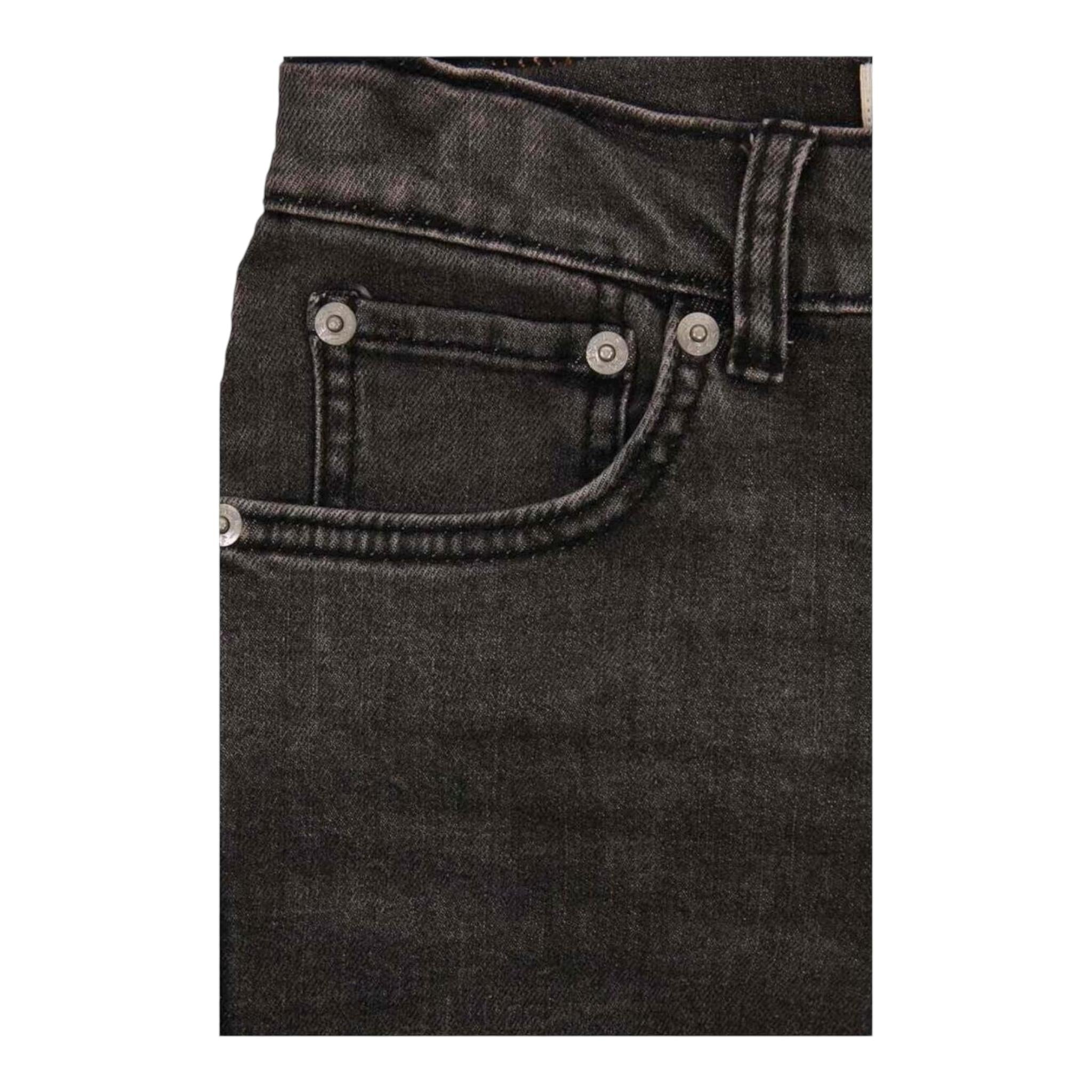 LEVI'S jeans tinta unita con girovita regolabile Nero per Bambino 9EK277 NERO LEVI'S