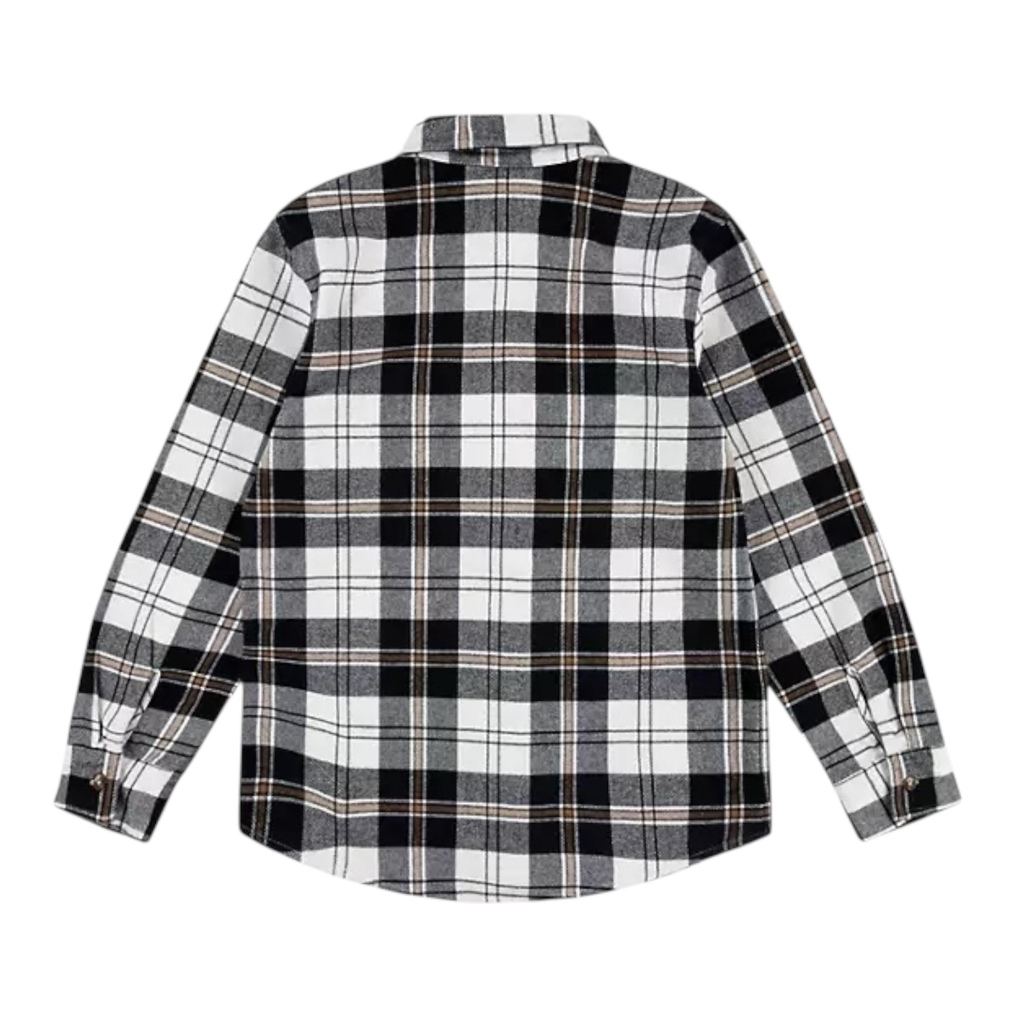 LEVI'S camicia manica lunga fantasia quadri Nero per Bambino 9EL247 NERO LEVI'S