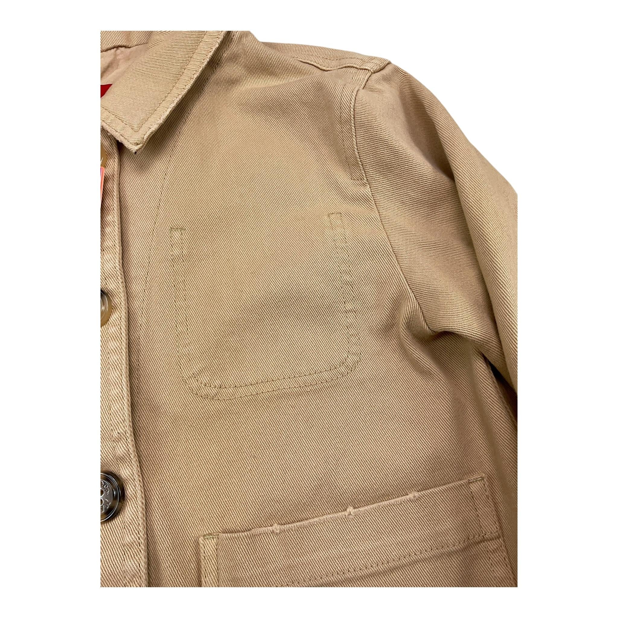 MAX&Co. giacca tinta unita con bottoni Beige per Bambina MX0029 BEIGE MAX&Co.