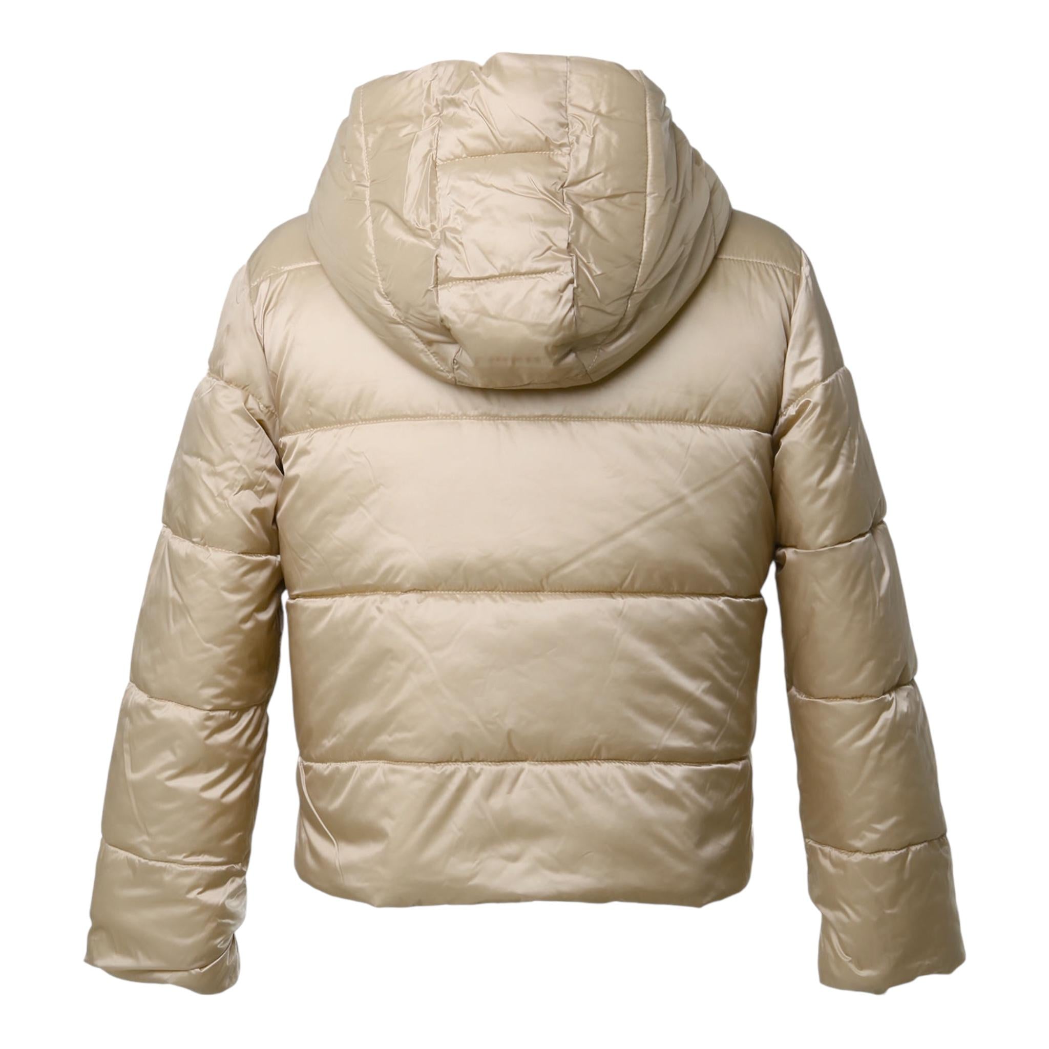 SUNS giubbino tinta unita reversibile in pelliccia Panna per Bambina GBS5355D PANNA SUNS