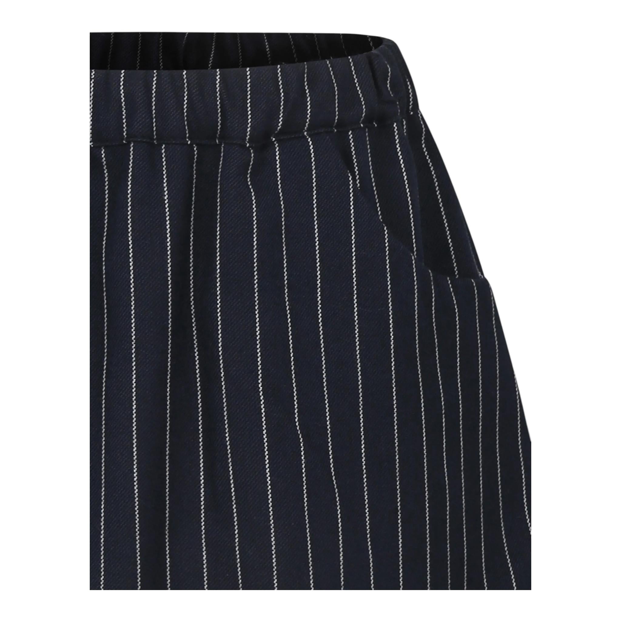 DOU DOU gonna tinta unita con elastico in vita Blu per Bambina DV7A01 BLU DOU DOU