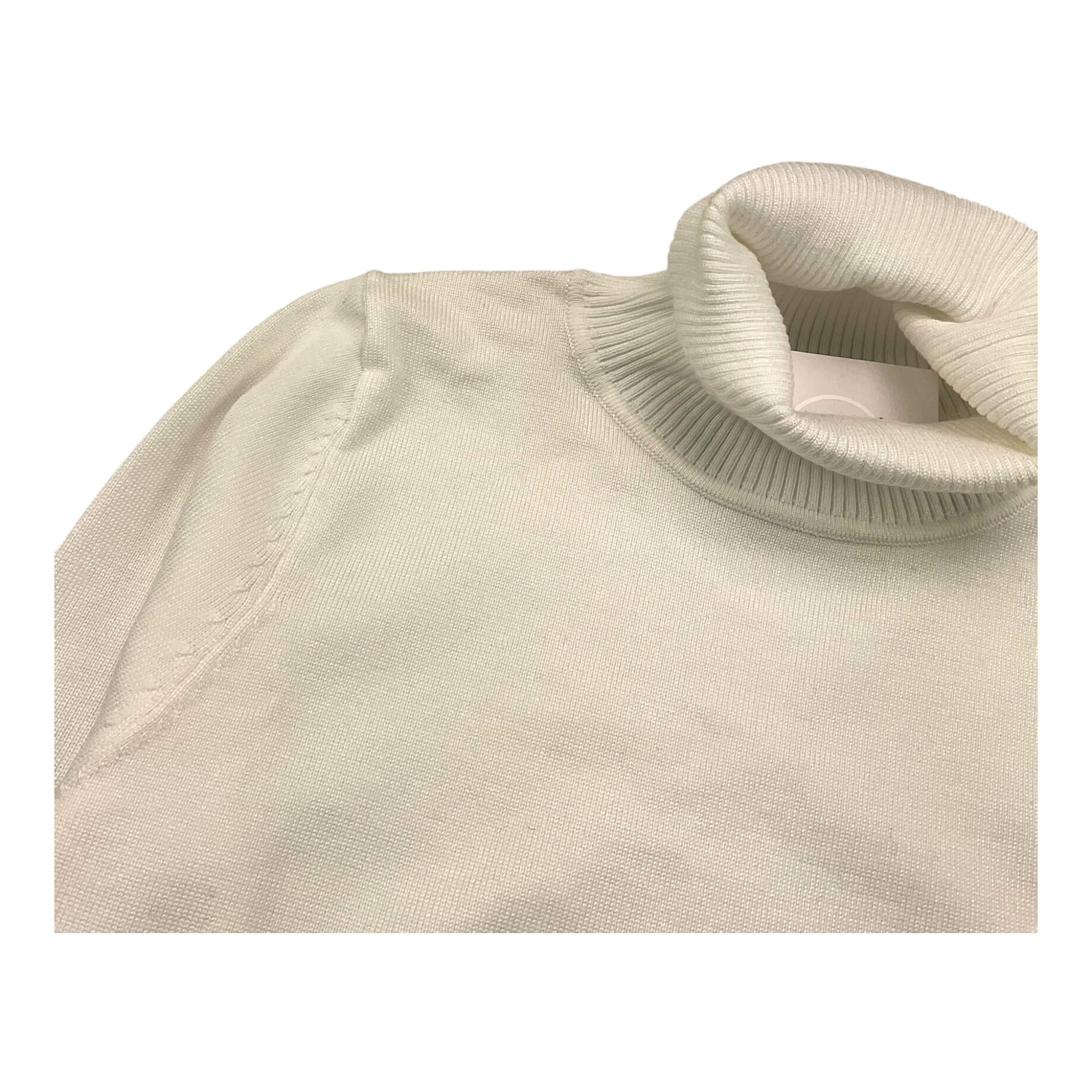 OVER-D maglia collo alto tinta unita Bianco per Bambino OK101SMG BIANCO OVER-D