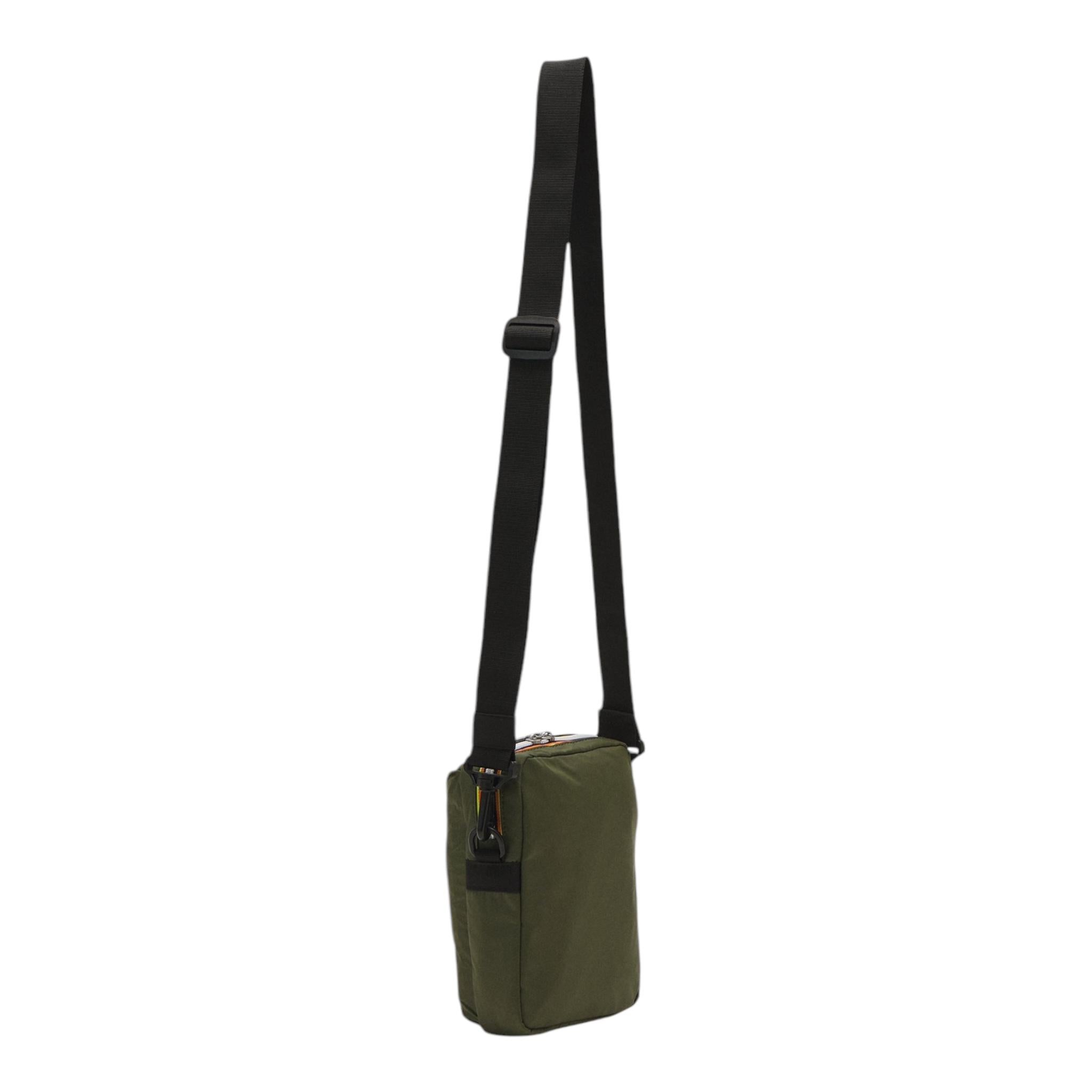 K-WAY borsello tinta unita con tracolla Verde per Bambino K7116UW VERDE K-WAY