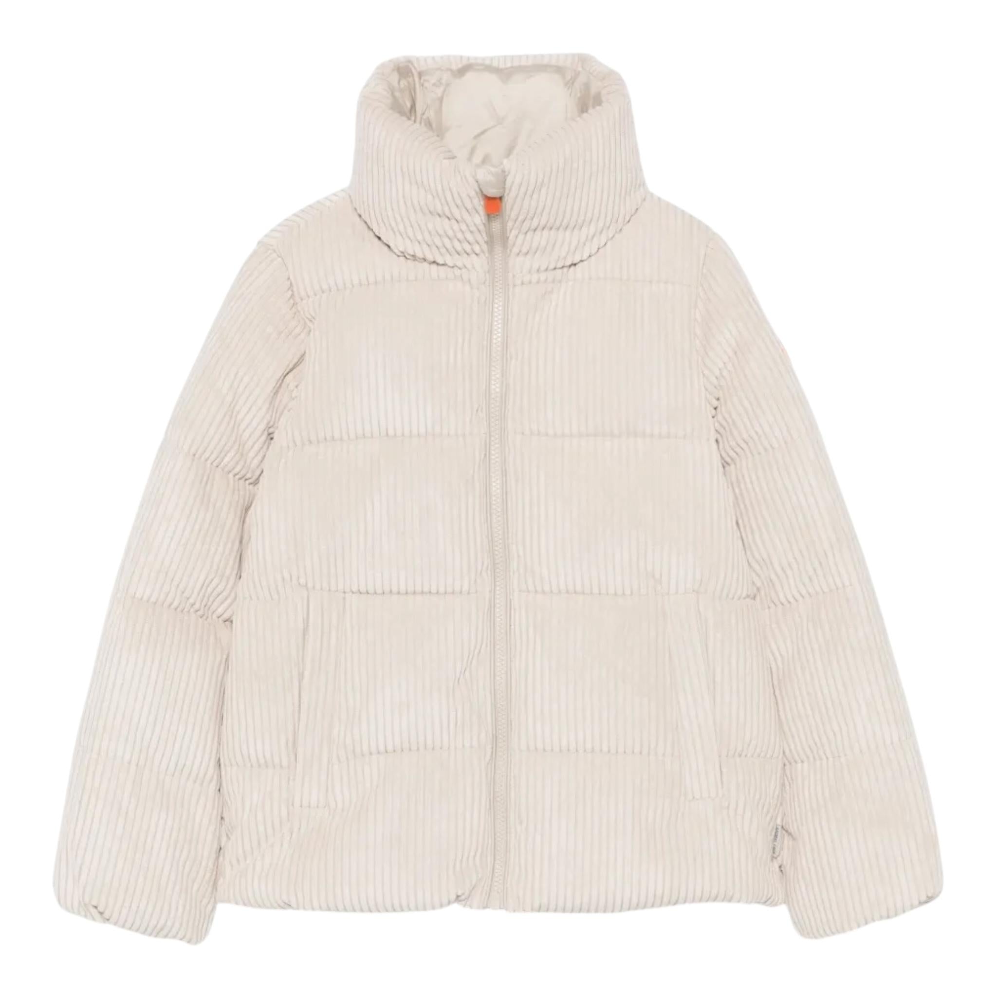 SAVE THE DUCK giubbino tinta unita in velluto Beige per Bambino J31460G BEIGE SAVE THE DUCK
