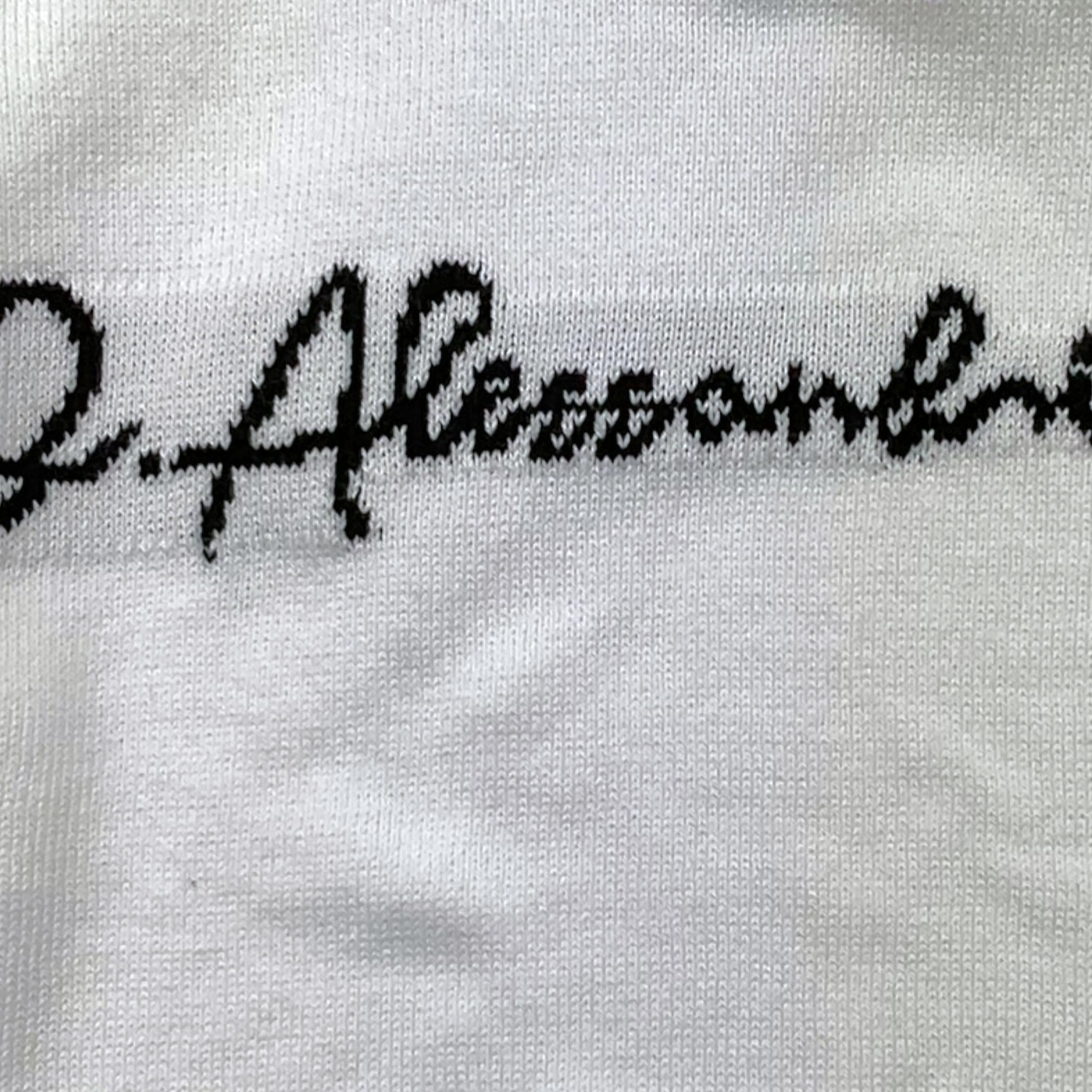 DANIELE ALESSANDRINI maglia girocollo tinta unita con stampa Bianco per Neonato 1231W00049N BIANCO DANIELE ALESSANDRINI