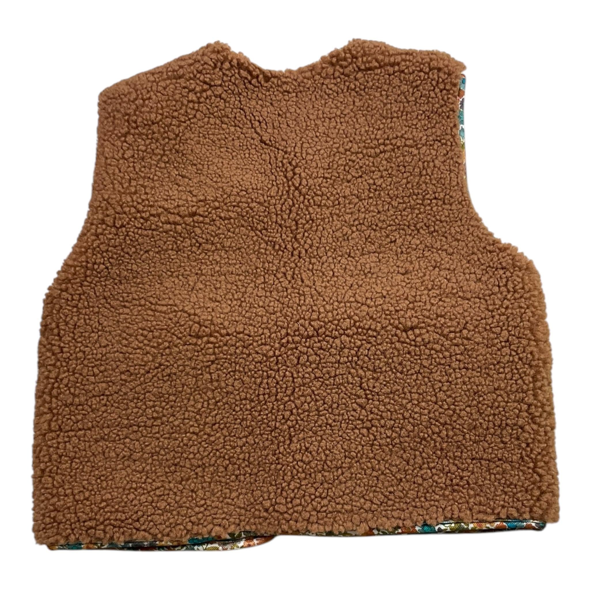 SAINT BARTH gilet modello teddy tinta unita Biscotto per Bambina NIA0001 BISCOTTO SAINT BARTH