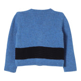 GUCCI cardigan tinta unita con ricamo Blu per Neonato 793448 BLU GUCCI