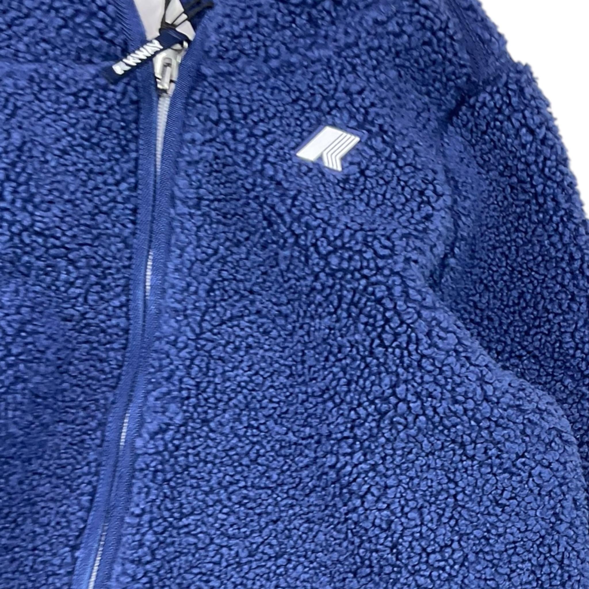 K-WAY tutina tinta unita modello teddy Blu per Neonato K8138YW BLU K-WAY