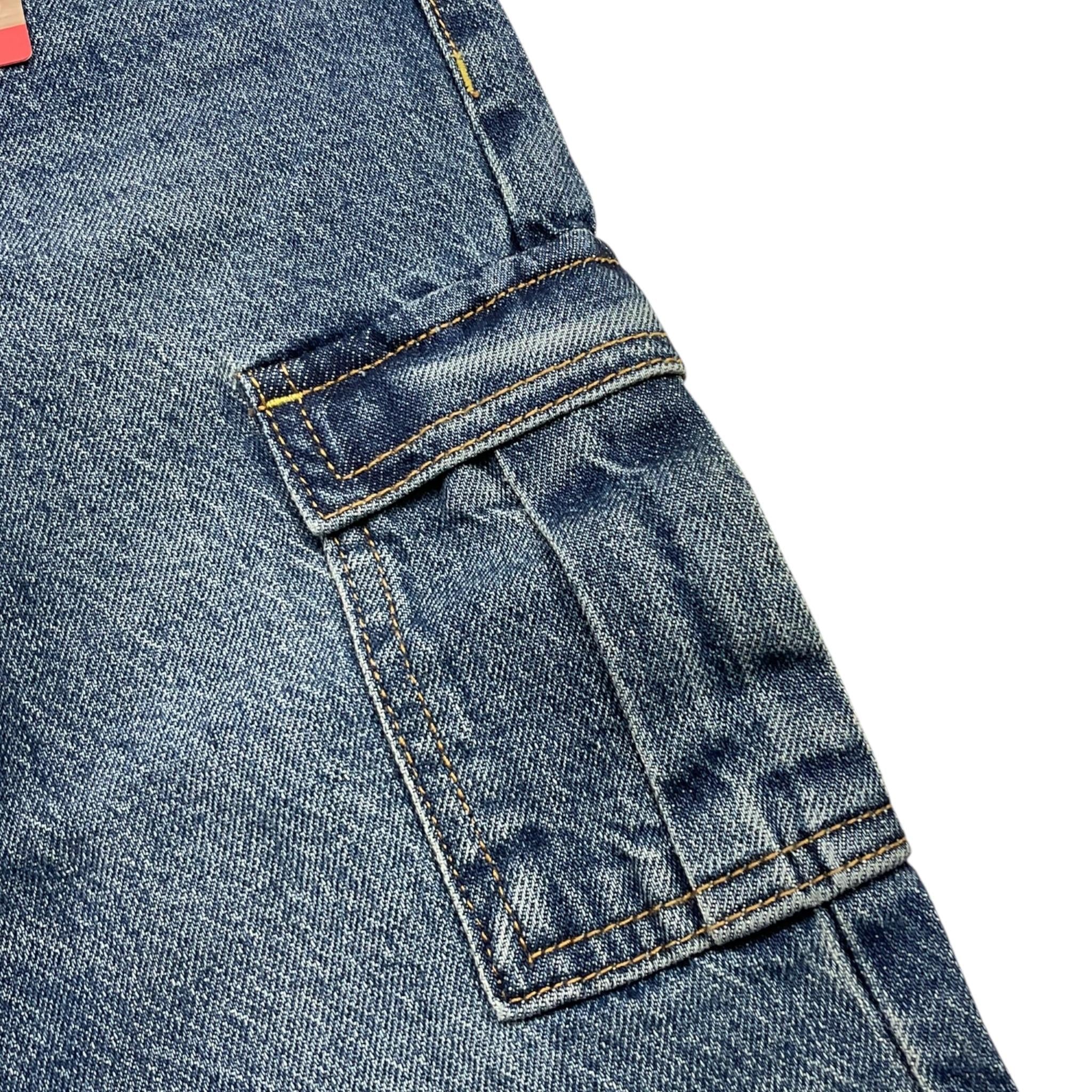 LEVI'S jeans tinta unita modello palazzo Blu per Bambina 4EK991X BLU LEVI'S