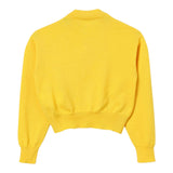 ELISABETTA FRANCHI maglia tinta unita scollo a zip Giallo per Bambina EFMA149X GIALLO ELISABETTA FRANCHI