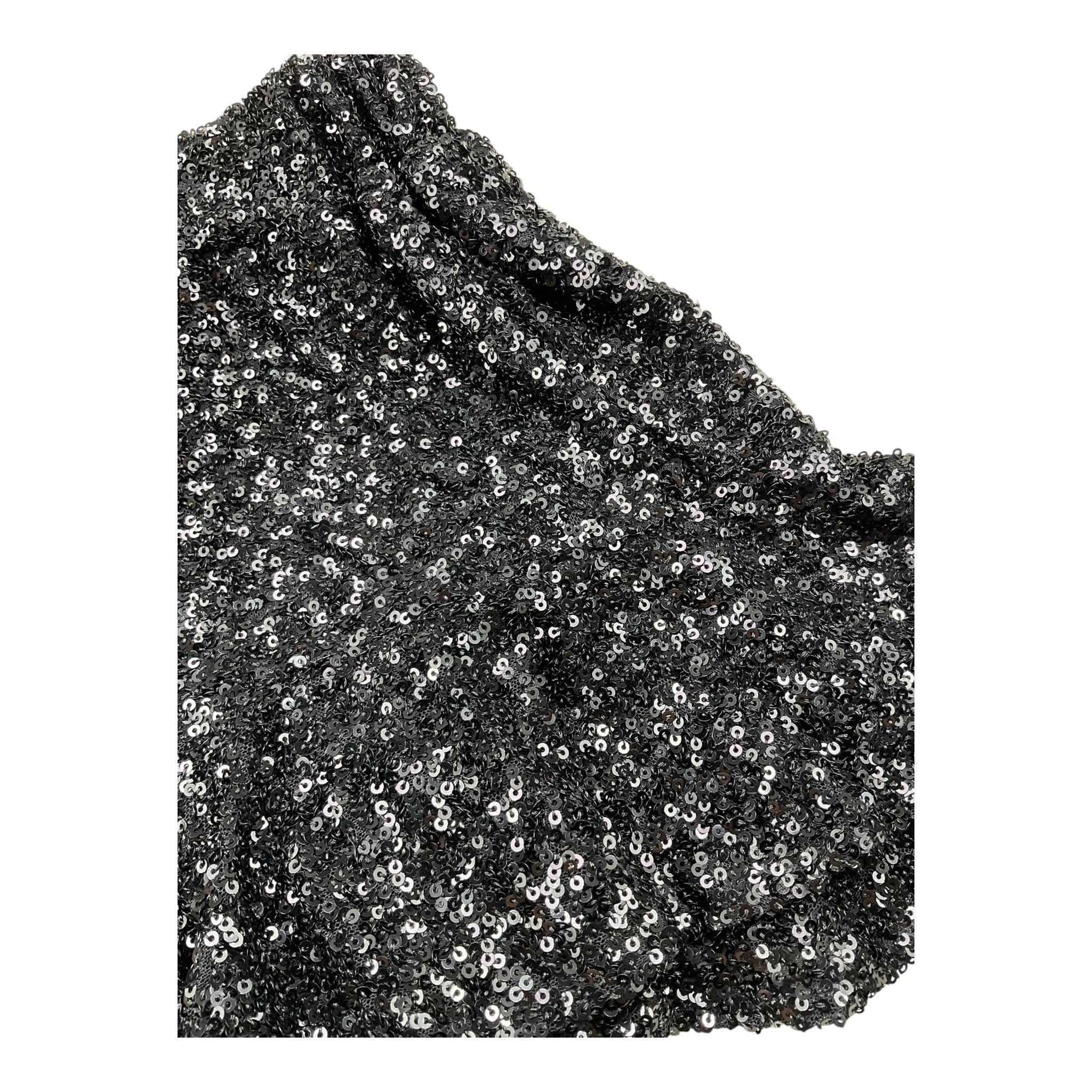 SAINT BARTH gonna tinta unita con paillettes Nero per Bambina EIVISSA NERO SAINT BARTH