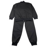 MAISON 9 PARIS completo 2 pezzi felpa con zip-pantalone tinta unita Nero per Bambino F70060 NERO MAISON 9 PARIS