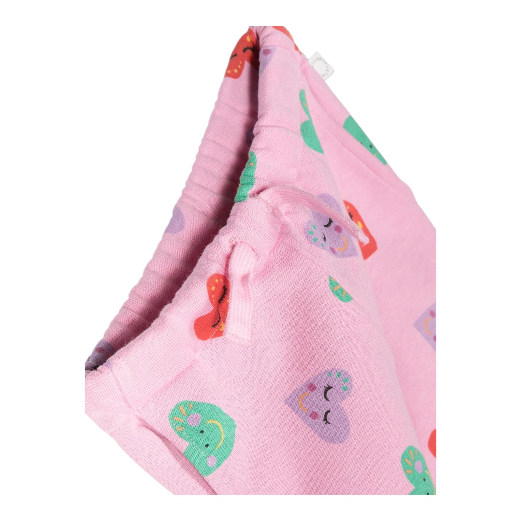 STELLA McCARTNEY pantalone tuta tinta unita con stampe Rosa per Bambina TT6090J ROSA STELLA McCARTNEY