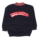 EMPORIO ARMANI cardigan tinta unita con profili in contrasto Blu per Bambino 6RHM51 BLU EMPORIO ARMANI