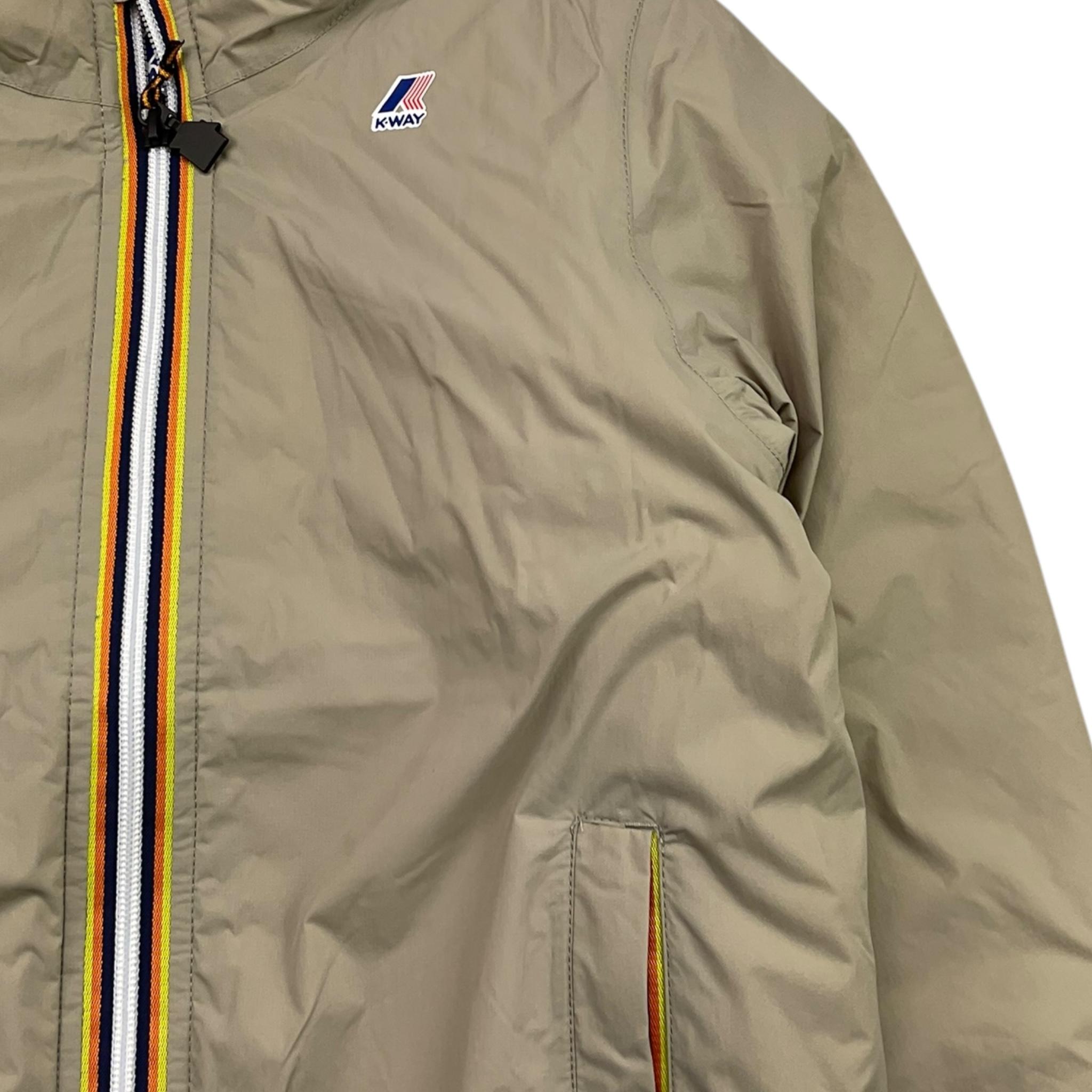 K-WAY giubbino tinta unita con zip e logo Verde per Bambino K3132SW VERDE K-WAY