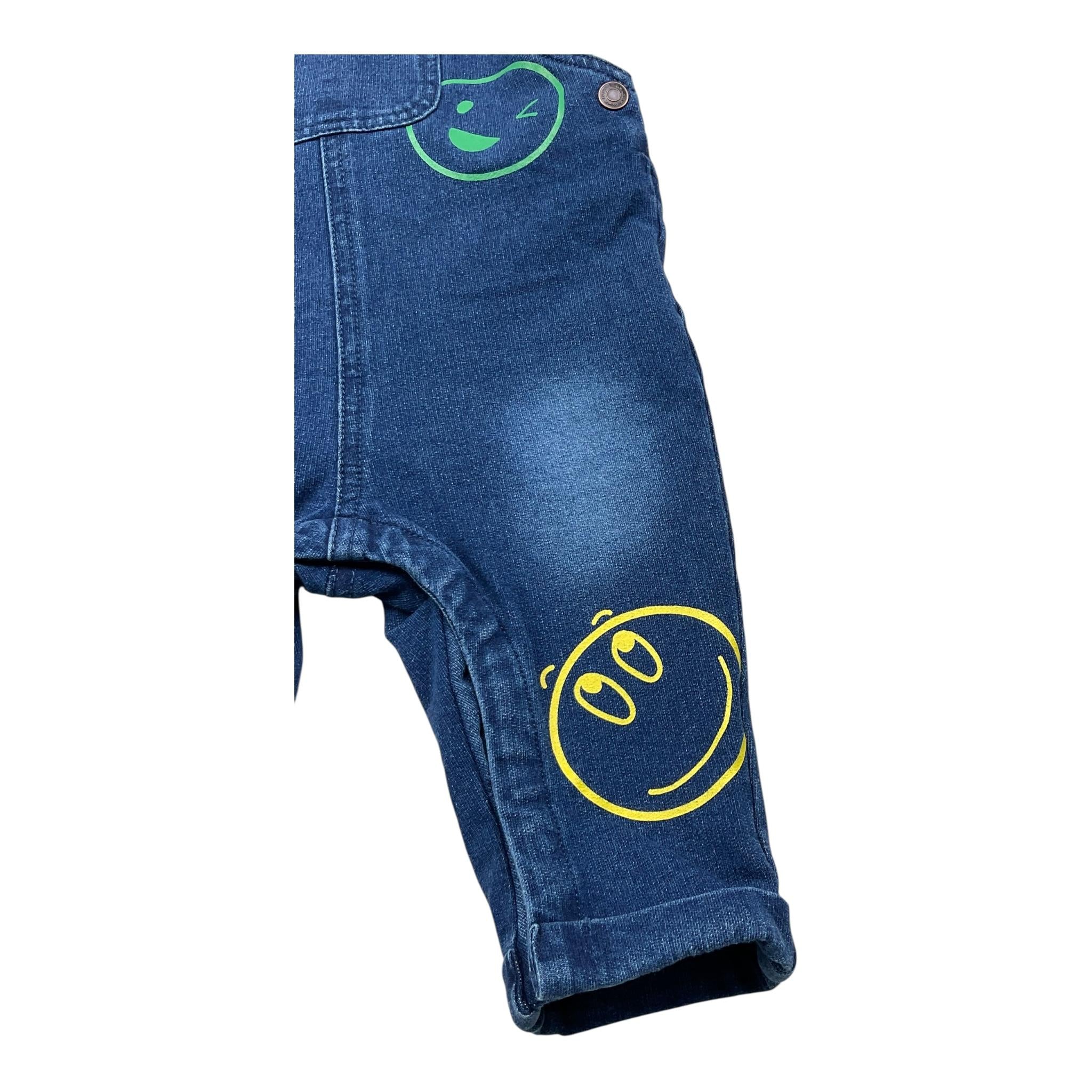LOSAN salopette tinta unita in denim Blu per Neonato 51029962645011 BLU LOSAN
