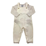 BABIDU completo 2pz shirt-salopettes tinta unita Panna per Neonato 42189 PANNA BABIDU