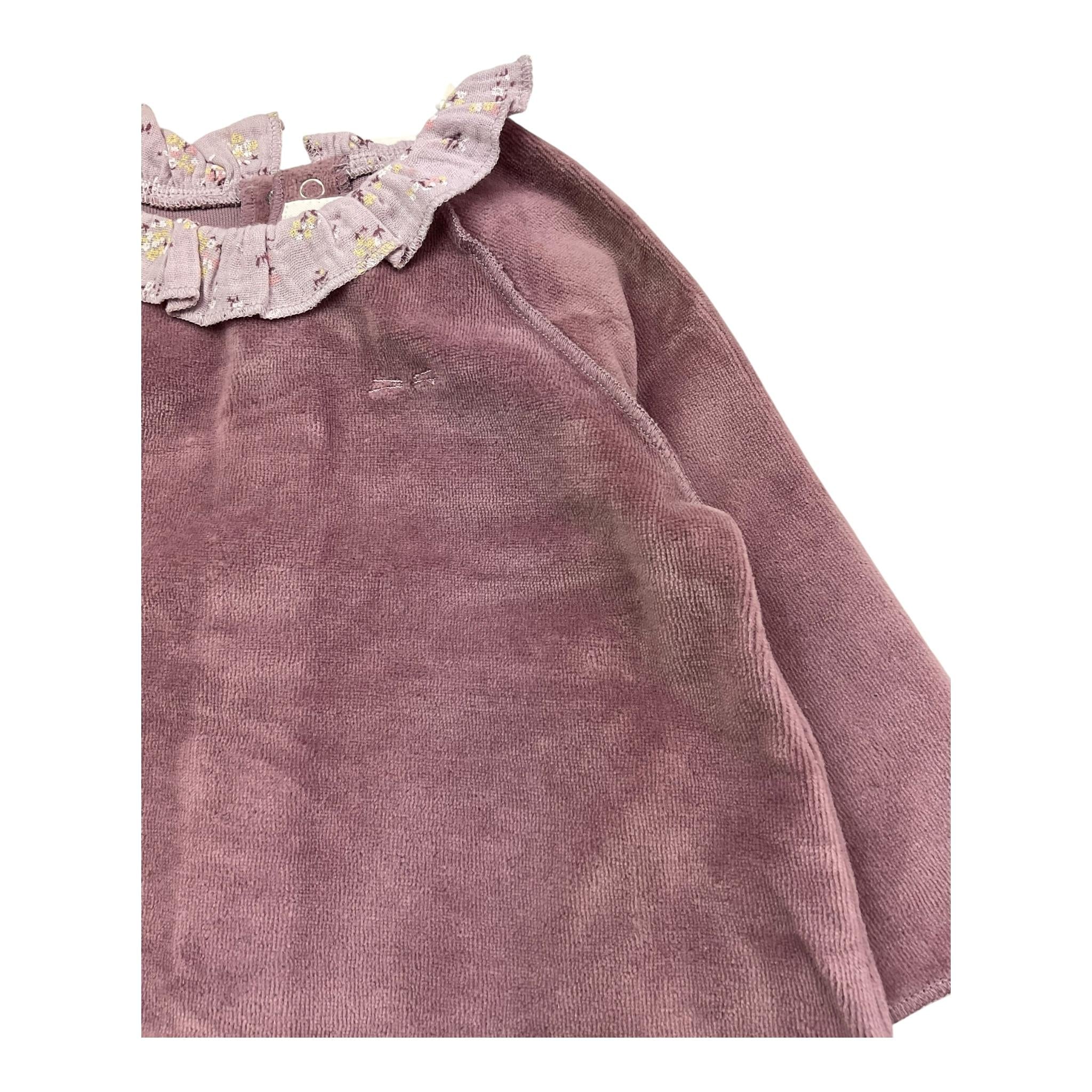 TEDDY E MINOU completo 2pz tinta unita maglia-pantalone Rosa per Neonata 24CP055M0137 ROSA TEDDY E MINOU