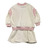 MISSONI abito manica lunga tinta unita con logo Bianco per Bambina MV1A70 BIANCO MISSONI