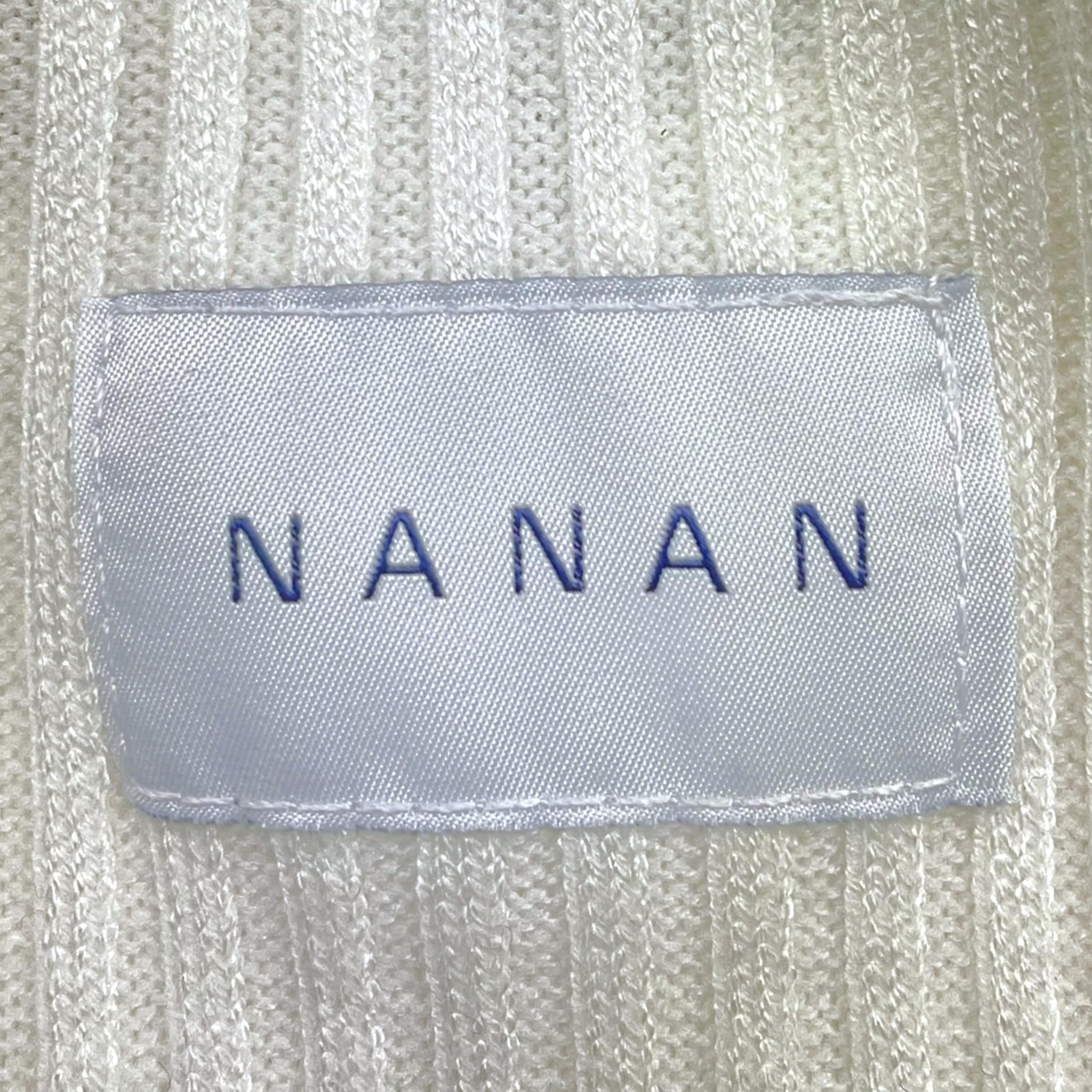 NANAN maglia modello lupetto tinta unita a costine Bianco per Neonata I2422009B BIANCO NANAN