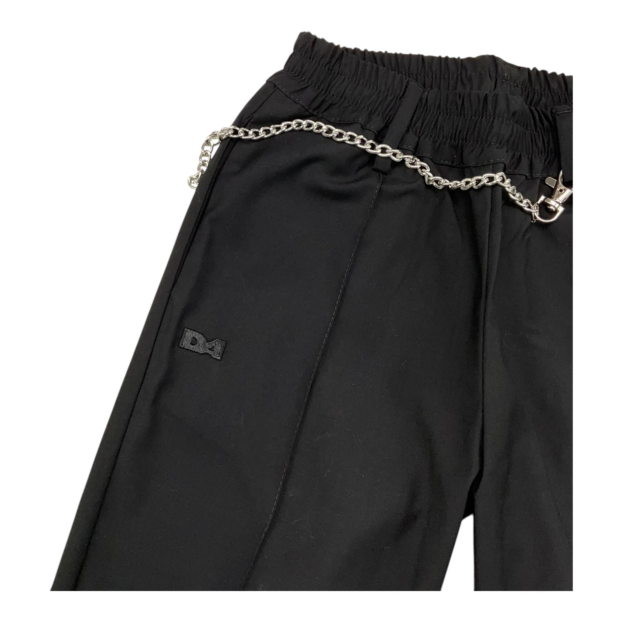 DANIELE ALESSANDRINI pantalone tinta unita con elastico in vita Nero per Bambino 1231P00068XX NERO DANIELE ALESSANDRINI