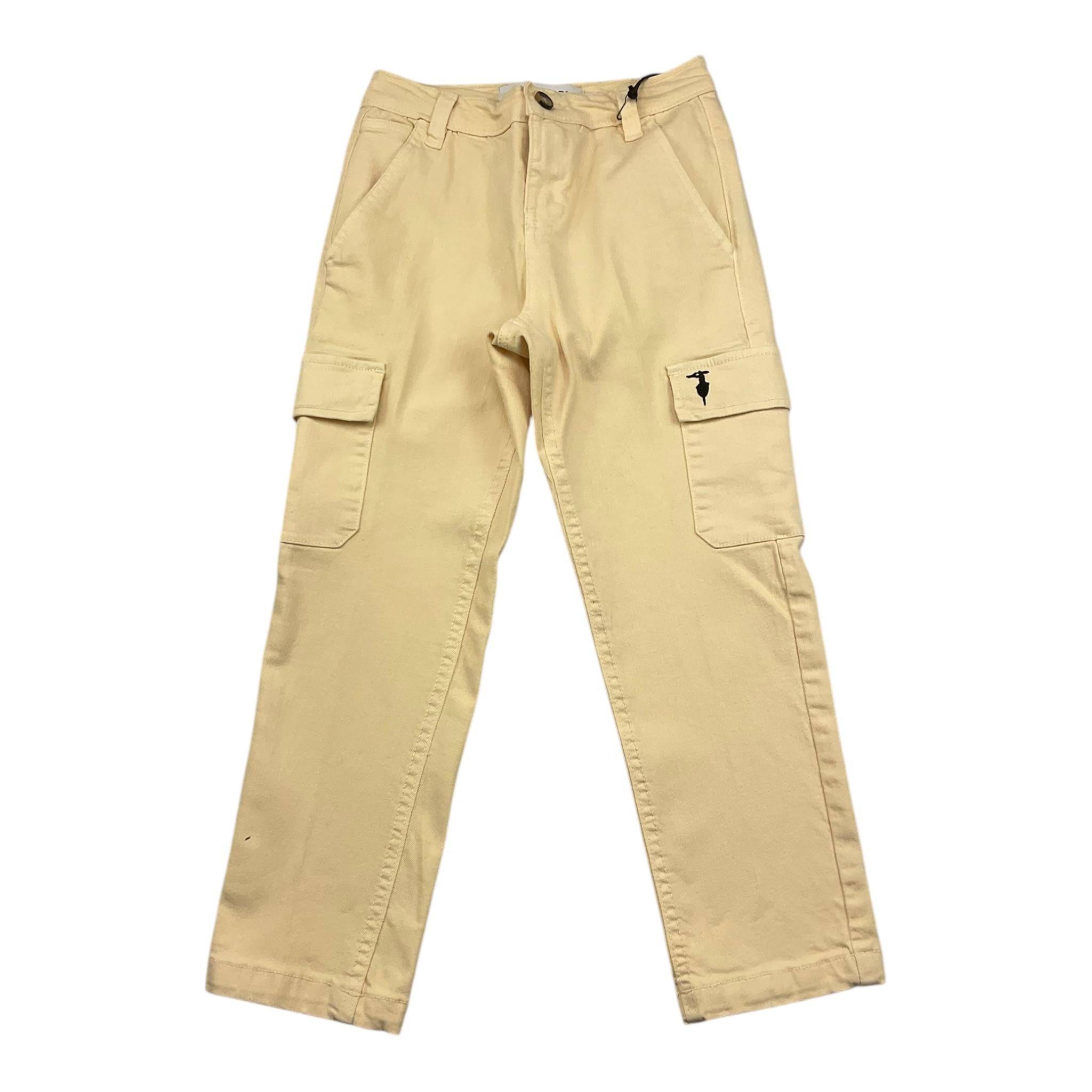 TRUSSARDI pantalone tinta unita con tasche Beige per Bambino TBA25035PA BEIGE TRUSSARDI