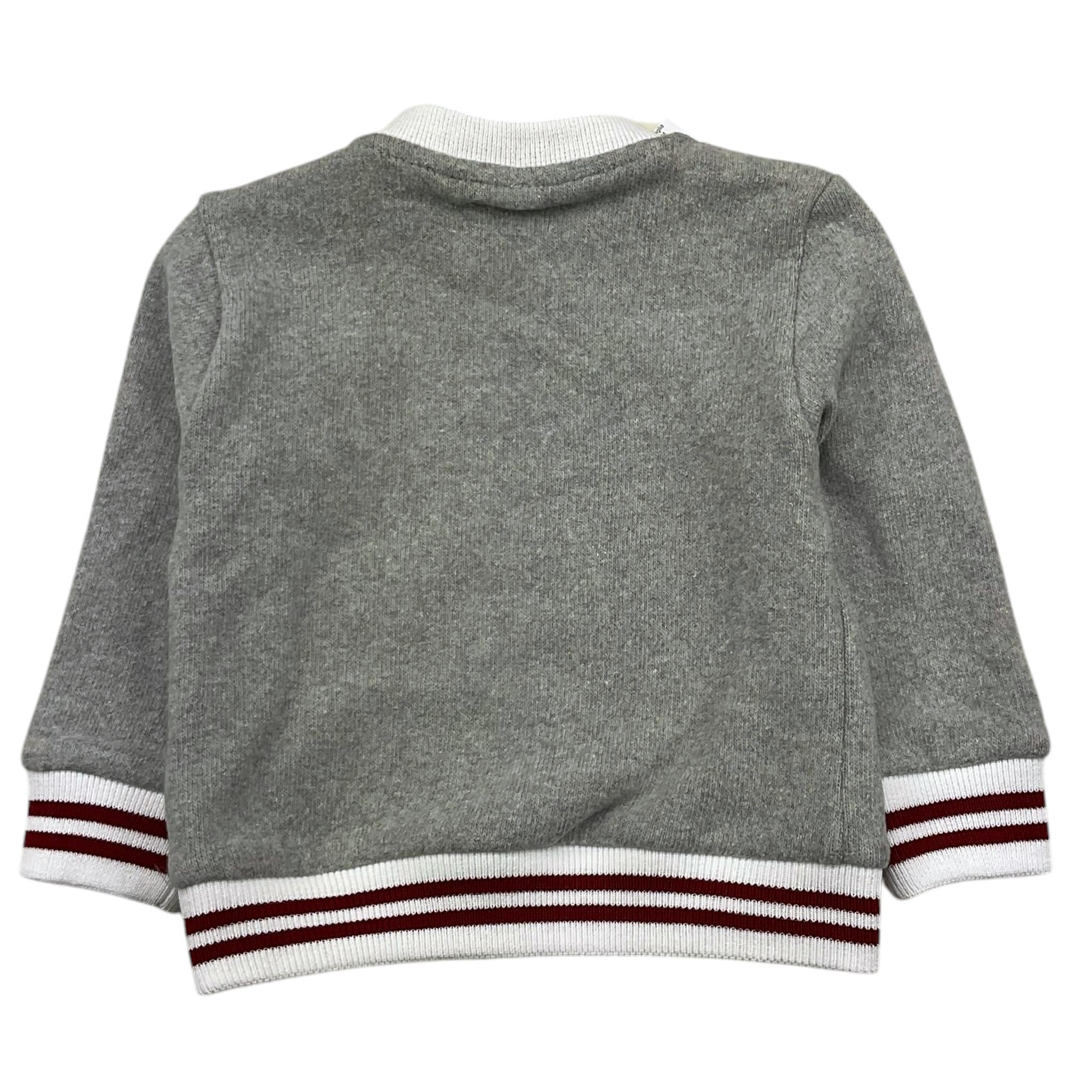 LE BEBE' felpa chiusa girocollo tinta unita Grigio per Neonato LBB5155 GRIGIO LE BEBE'