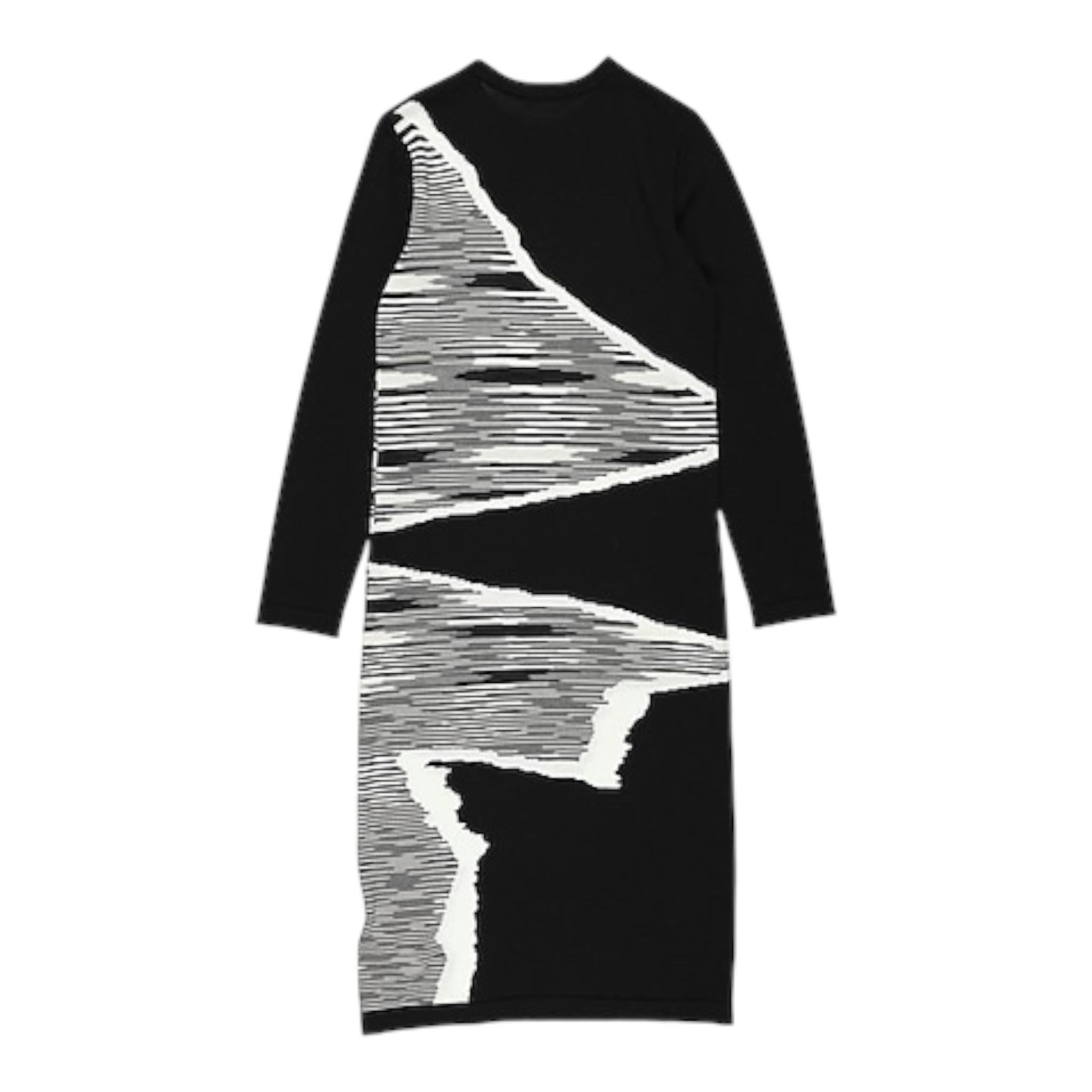MISSONI abito tinta unita con fantasia Nero per Bambina MT1C10 NERO MISSONI