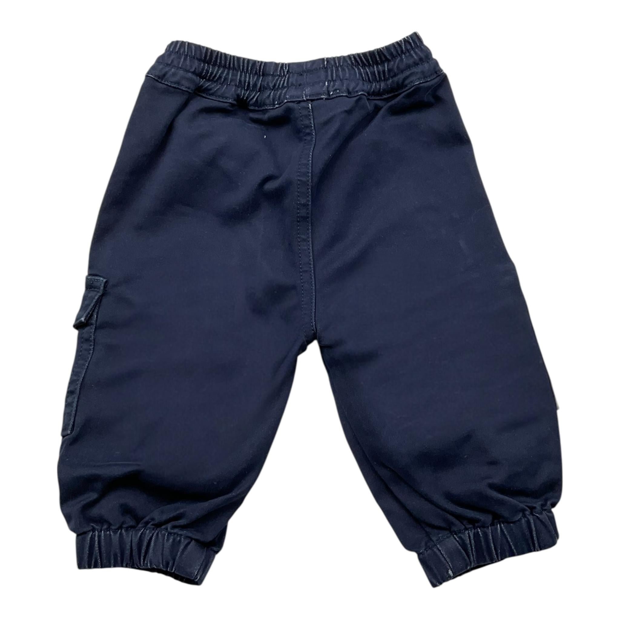 ICEBERG pantalone tinta unita con elastico in vita Blu per Bambino PTICE5301BNJX BLU ICEBERG