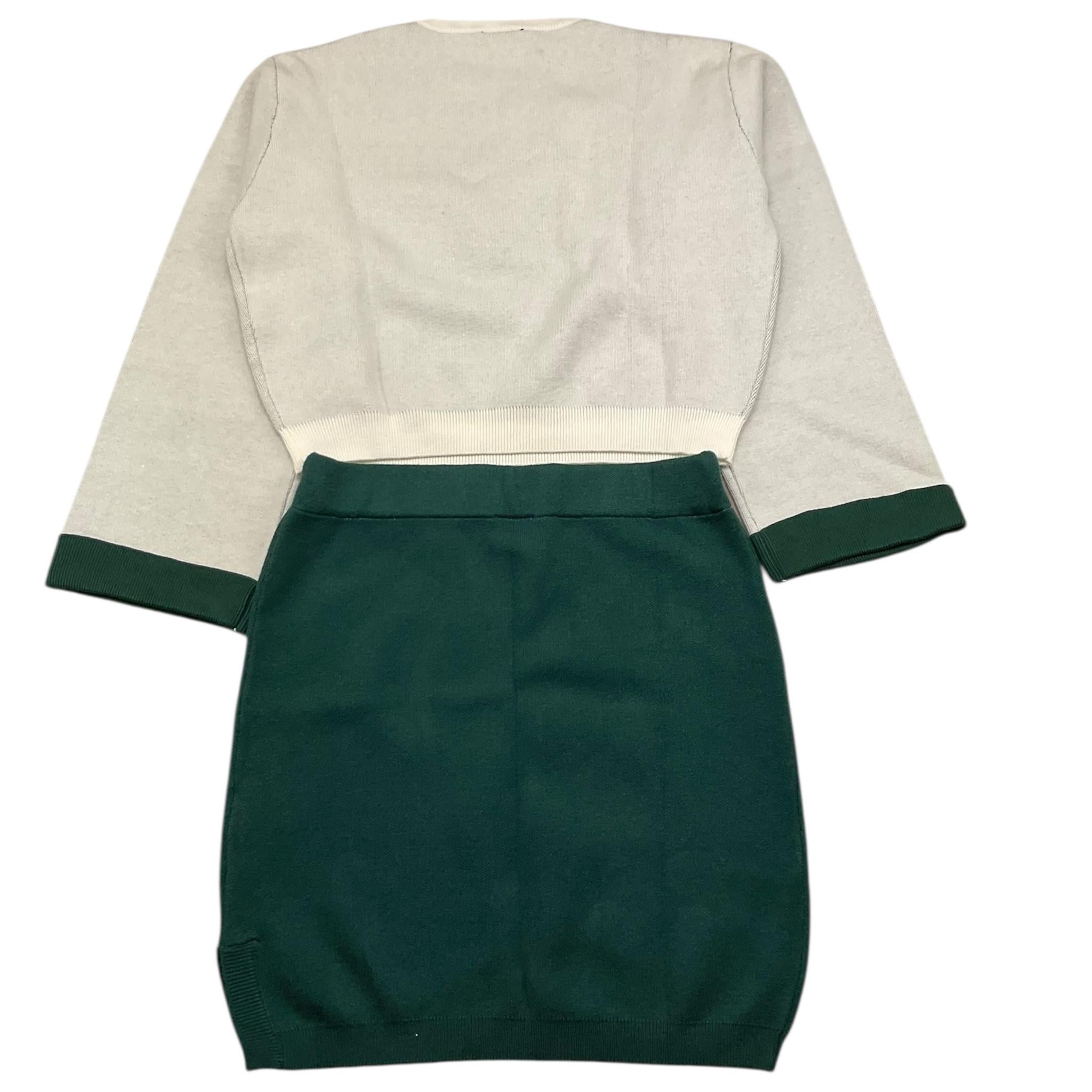 MARC ELLIS completo 2 pezzi maglia-gonna Bianco/verde per Bambina JMJSW00098X BIANCO/VERDE MARC ELLIS