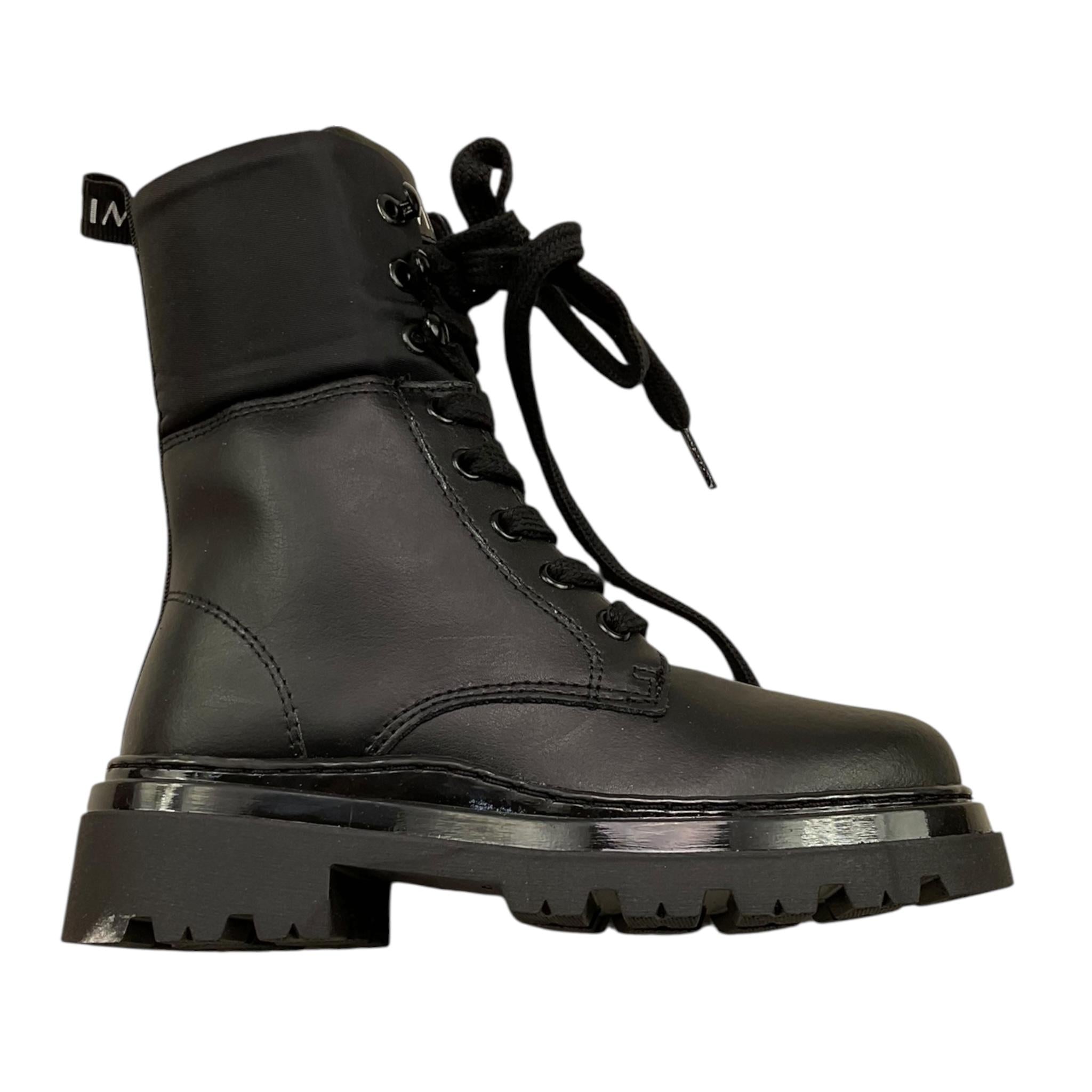 TWINSET stivali tinta unita cn lacci Nero per Bambina 232GCJ04 NERO TWINSET