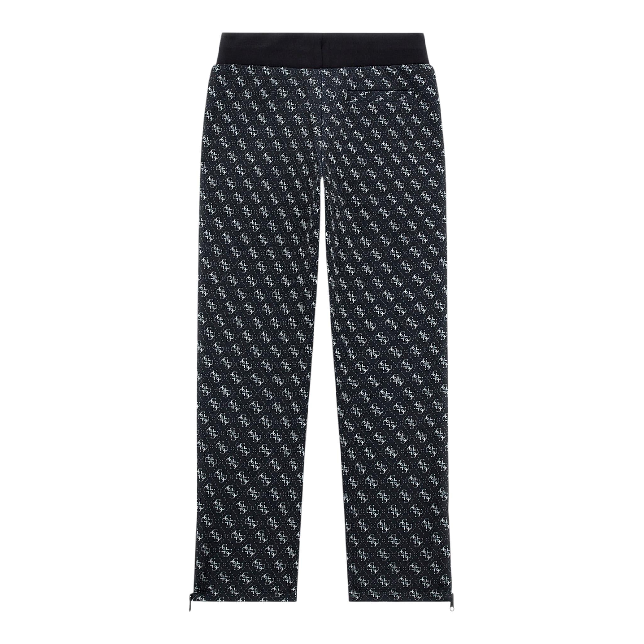 GUESS pantalone tuta tinta unita con loghi Nero per Bambino L4YQ18FL04Q NERO GUESS