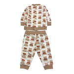 NANAN completo 2pz pantalone-shirt con stampa Beige per Neonato 12415503B BEIGE NANAN