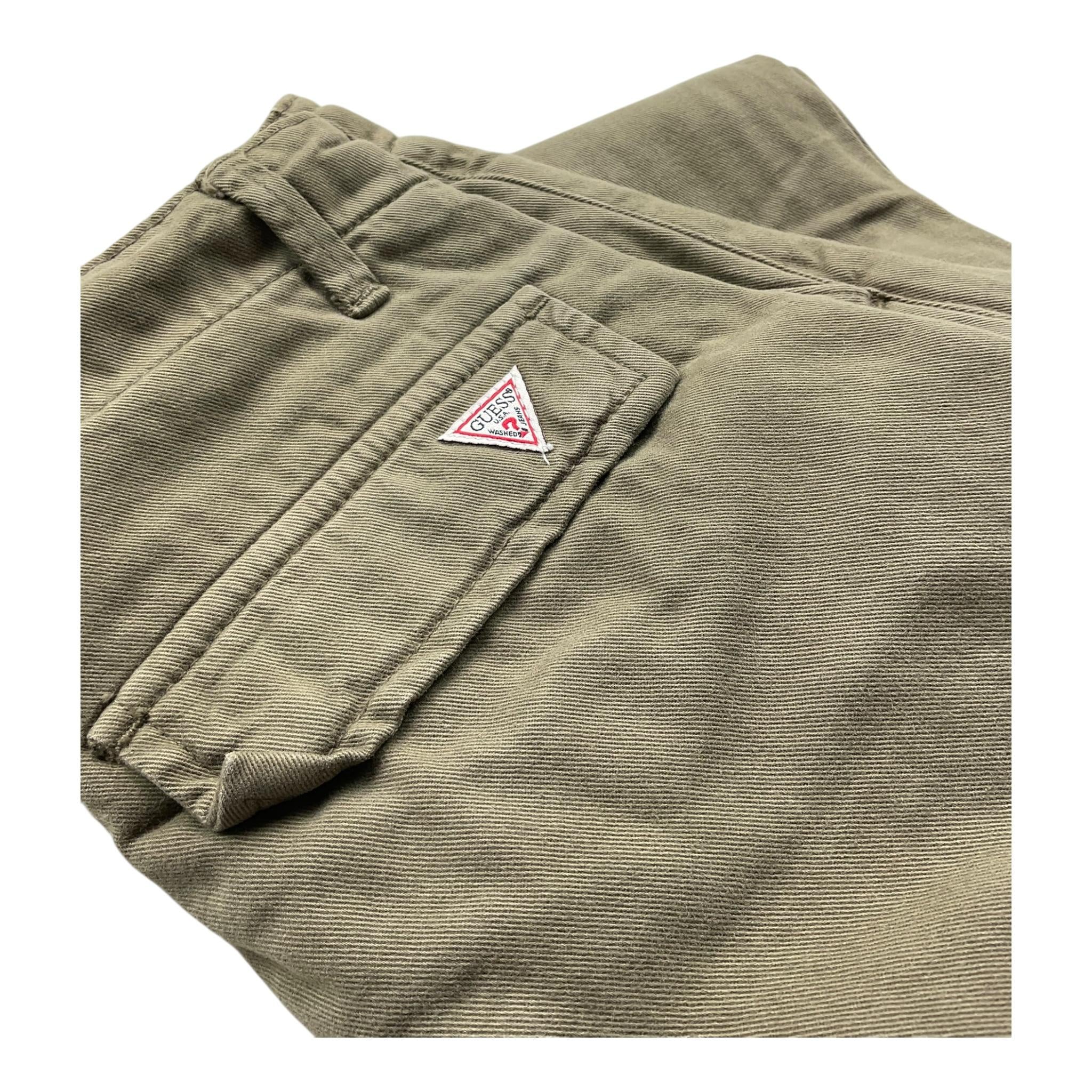 GUESS pantalone tinta unita con tasconi Verde per Bambino L3YB04WE1L0 VERDE GUESS
