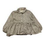 CAFFE' D'ORZO camicia manica lunga fantasia floreale Verde per Neonata ZV5010 VERDE CAFFE' D'ORZO