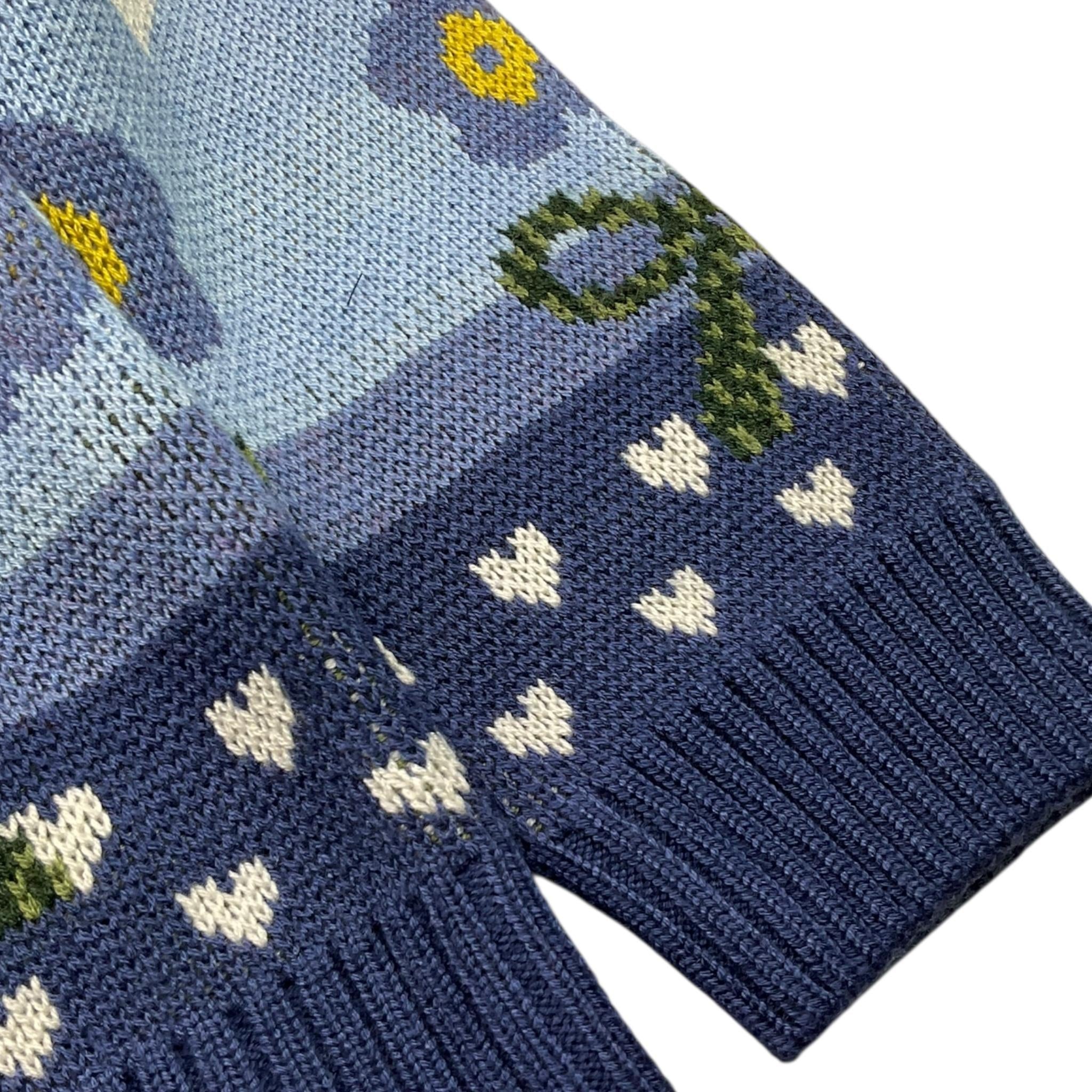 MONNALISA maglia tinta unita con fantasia Azzurro per Bambina 19B613 AZZURRO MONNALISA