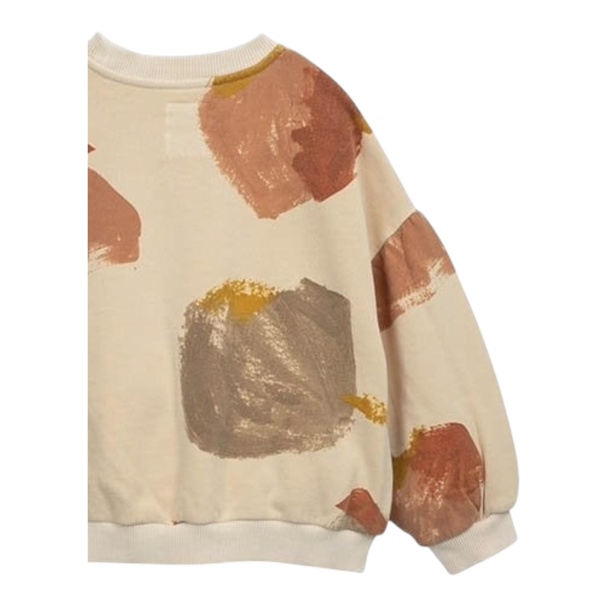 PLAY UP felpa girocollo tinta unita con stampa Beige per Neonato PA022AN11352 BEIGE PLAY UP