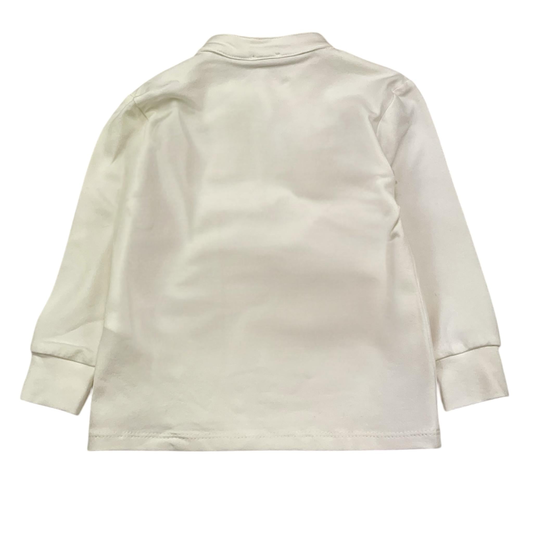 LE BEBE' shirt tinta unita con bottoni e stampa Bianco per Neonato LBB5189 BIANCO LE BEBE'