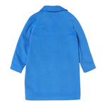MIMISOL cappotto tinta unita con applicazioni Azzurro per Bambina MFCT043 AZZURRO MIMISOL