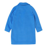MIMISOL cappotto tinta unita con applicazioni Azzurro per Bambina MFCT043 AZZURRO MIMISOL